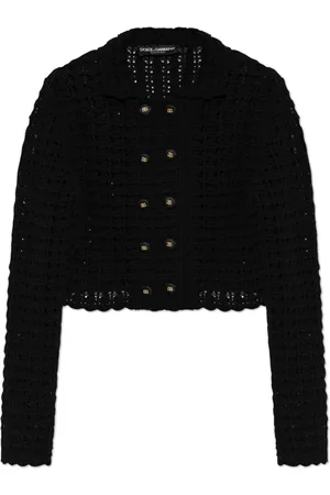 Dolce & Gabbana Dames, Truien, Zwart, Maat: XS Wol