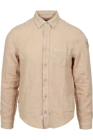 Blauer Heren, Overhemden, , Maat: 3XL Linnen