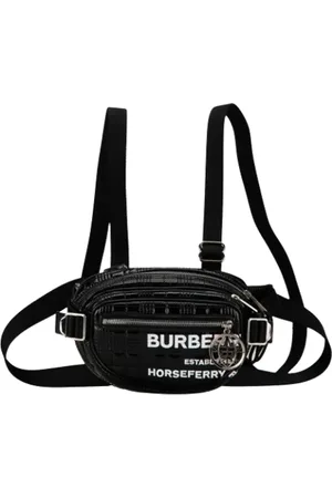 Burberry Heren, Pre-owned, Zwart, Maat: ONE Size Leer