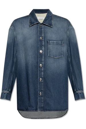 Lanvin Heren, Overhemden, Blauw, Maat: L Denim