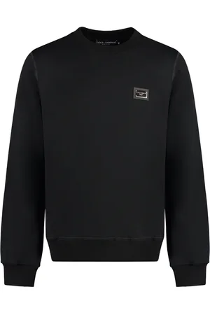 Dolce & Gabbana Heren, Sweatshirts & Hoodies, Zwart, Maat: S Katoen