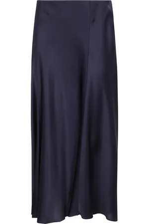 Alberta Ferretti Dames, Rokken, Blauw, Maat: S Satijn