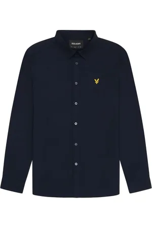 Lyle & Scott Heren, Overhemden, Blauw, Maat: XL