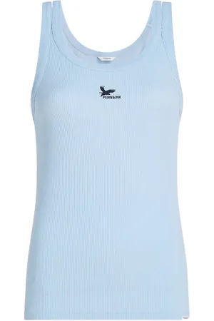 penn ink Dames, Tops, Blauw, Maat: XL Katoen