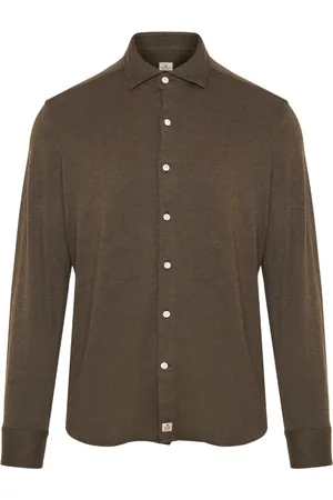 SONRISA Heren, Overhemden, Bruin, Maat: 4XL Katoen