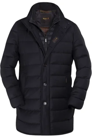 MOORER Heren, Jassen, Blauw, Maat: 6XL Wol
