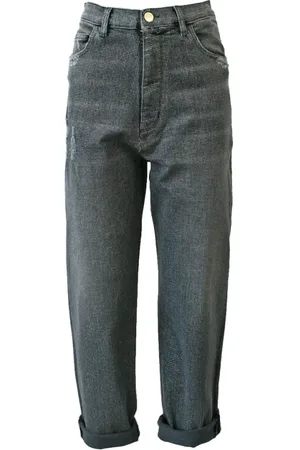 Twin-Set Dames, Jeans, Grijs, Maat: W28 Katoen