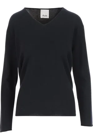 Allude Dames, Truien, Zwart, Maat: M Kasjmier