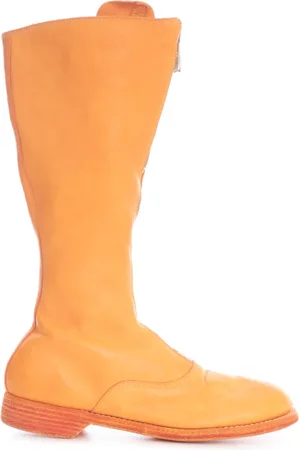 GUIDI Dames, Schoenen, Oranje, Maat: 36 EU Leer