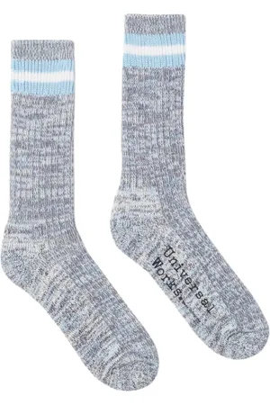 Universal Works Unisex, Ondergoed, Blauw, Maat: M