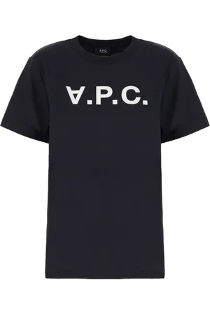 A.P.C. Dames, Tops, Blauw, Maat: M Katoen