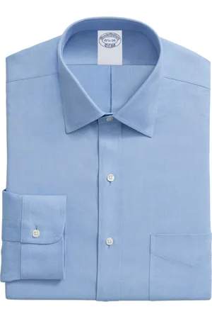 Brooks Brothers Heren, Overhemden, Blauw, Maat: 3XL Katoen