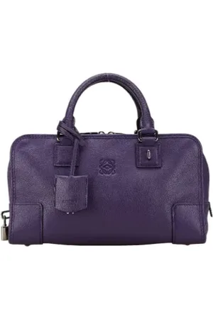 Loewe Dames, Pre-owned, Paars, Maat: ONE Size Leer