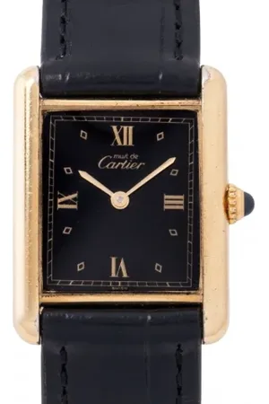 Cartier Dames, Pre-owned, Zwart, Maat: ONE Size Tweed