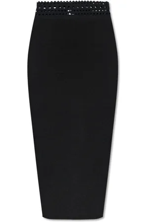 Alaïa Dames, Rokken, Zwart, Maat: S Viscose