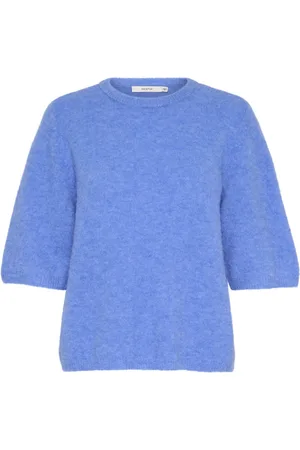 Gestuz Dames, Truien, Blauw, Maat: XS Wol