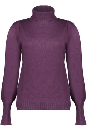Geisha Dames, Truien, Paars, Maat: 2XL