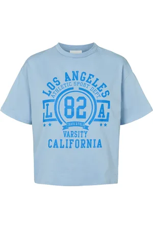 American Dreams Dames, Tops, Blauw, Maat: S Katoen