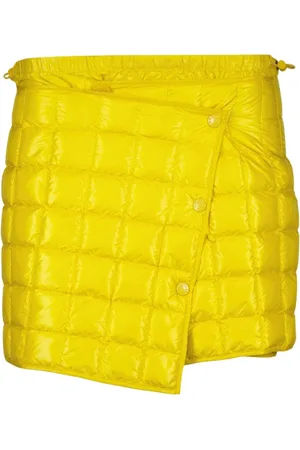 Moncler Dames, Rokken, Geel, Maat: 2XS Nylon