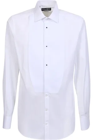 Dolce & Gabbana Heren, Overhemden, Wit, Maat: XL Katoen