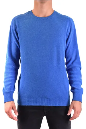 DRUMOHR Heren, Truien, Blauw, Maat: M Katoen