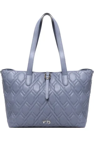 V°73 Dames, Tassen, Blauw, Maat: ONE Size Leer