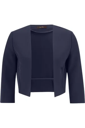 Vera Mont Dames, Jassen, Blauw, Maat: 4XL Leer