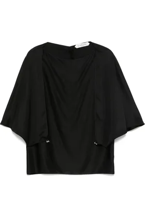 Lanvin Dames, Blouses & Shirts, Zwart, Maat: M