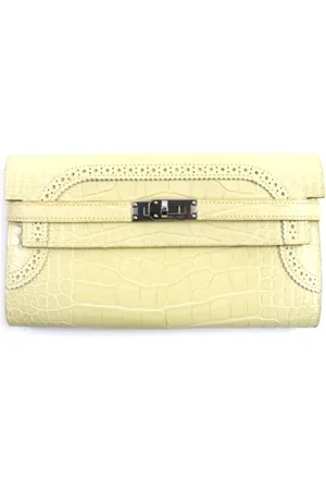 Hermès Dames, Pre-owned, Wit, Maat: ONE Size Leer