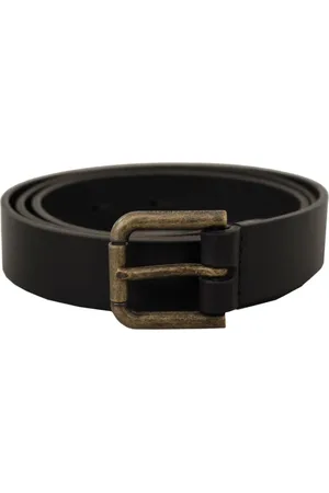 Dolce & Gabbana Heren, Accessoires, Zwart, Maat: 90 CM Leer