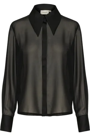 Gestuz Dames, Blouses & Shirts, Zwart, Maat: XL