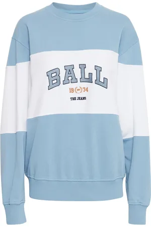 Ball Dames, Sweatshirts & Hoodies, Blauw, Maat: 2XS Katoen