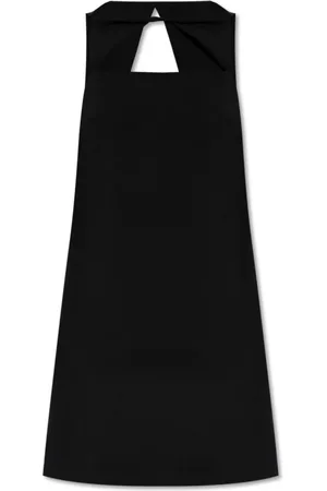 VERSACE Dames, Jurken, Zwart, Maat: XS Wol