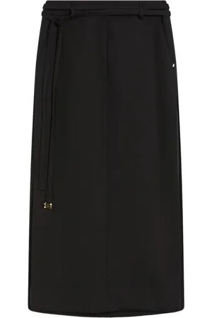Sportmax Dames, Rokken, Zwart, Maat: 2XS Katoen