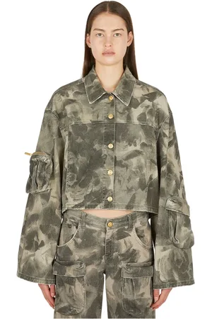 BLUMARINE Dames, Jassen, Groen, Maat: S Katoen