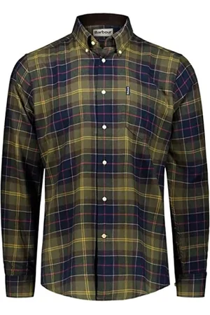 Barbour Heren, Overhemden, Groen, Maat: 2XL Katoen
