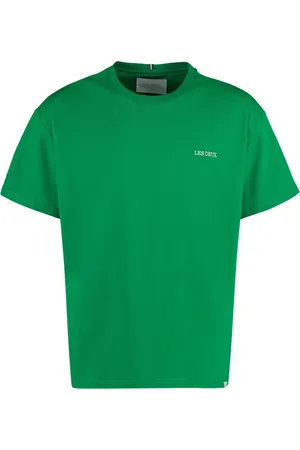 Les Deux Heren, Tops, Groen, Maat: 2XL Katoen