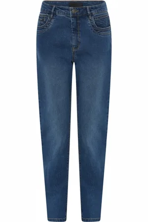 C.ro Dames, Jeans, Blauw, Maat: 2XL Denim