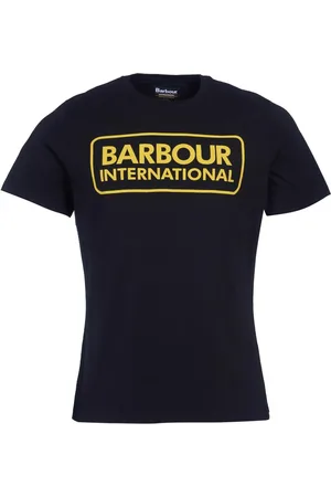 Barbour Heren, Tops, Zwart, Maat: M Katoen