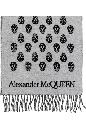 Alexander McQueen Dames, Accessoires, Grijs, Maat: ONE Size Wol