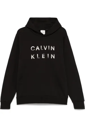 Calvin Klein Heren, Sweatshirts & Hoodies, Zwart, Maat: L