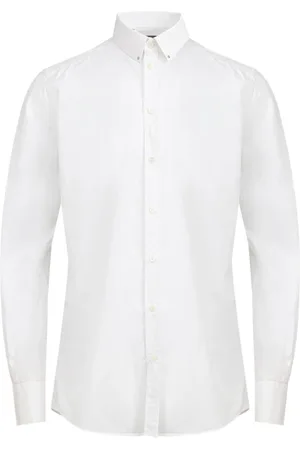 Dolce & Gabbana Heren, Overhemden, Wit, Maat: 2XL Katoen