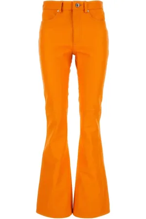J.W.Anderson Dames, Broeken, Oranje, Maat: 2XS Katoen