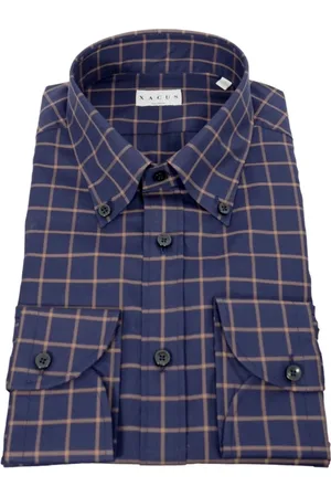 Xacus Heren, Overhemden, Blauw, Maat: 2XL Katoen