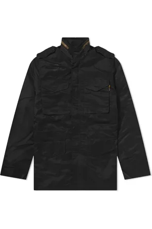Alpha Industries Heren, Jassen, Zwart, Maat: S Katoen