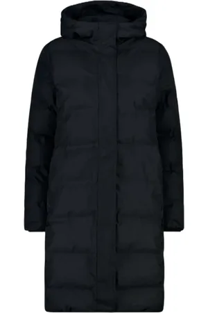 CMP Dames, Mantels, Zwart, Maat: 6XL Poliester