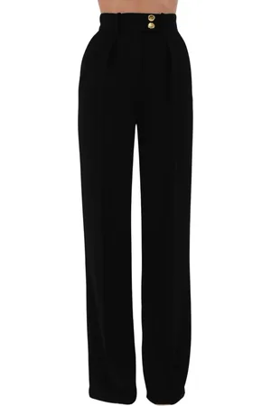 Elisabetta Franchi Dames, Broeken, Zwart, Maat: XS Poliester