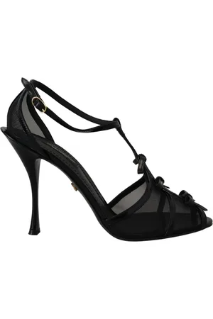 Dolce & Gabbana Dames, Schoenen, Zwart, Maat: 38 EU Leer