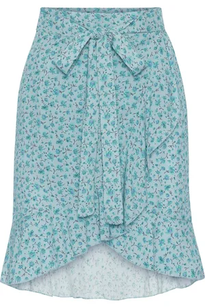 American Dreams Dames, Rokken, Blauw, Maat: S Voile