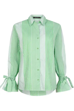 Ydence Dames, Blouses & Shirts, Groen, Maat: L